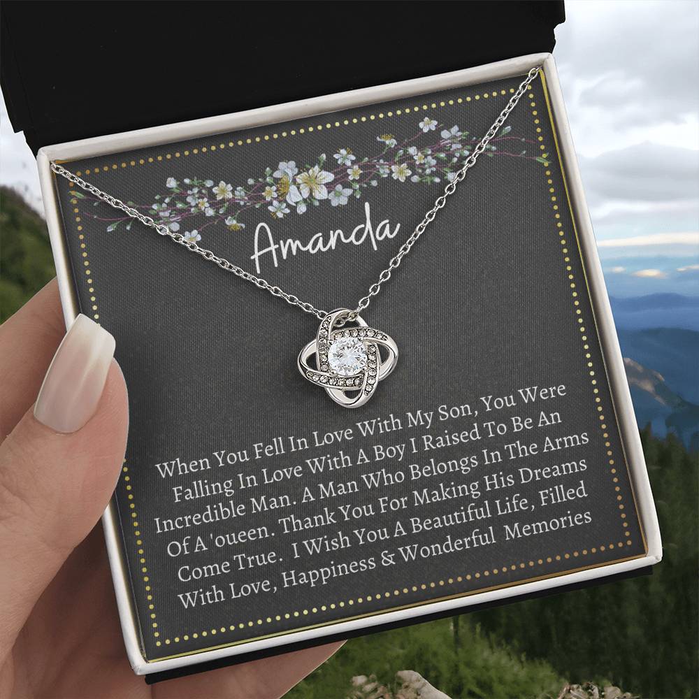 Gift for Son's Girlfriend – Thank you for making his dreams come true on the Anniversary