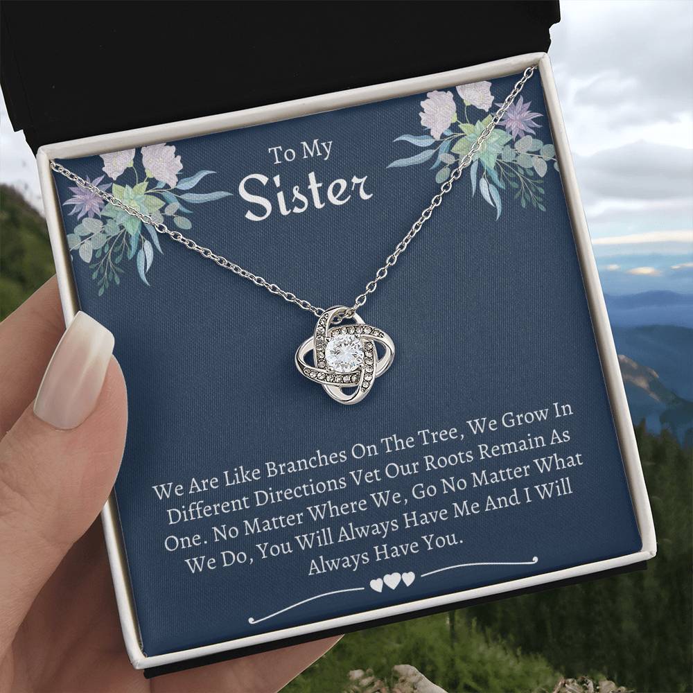 Gift for Sister - No matter where we go, our bond will always remain strong. Wishing you joy and happiness on Christmas