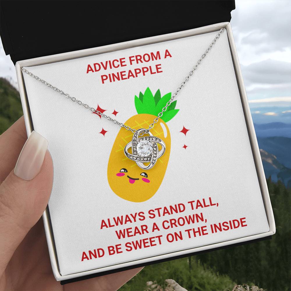 Advice From a Pineapple Sparkling Necklace