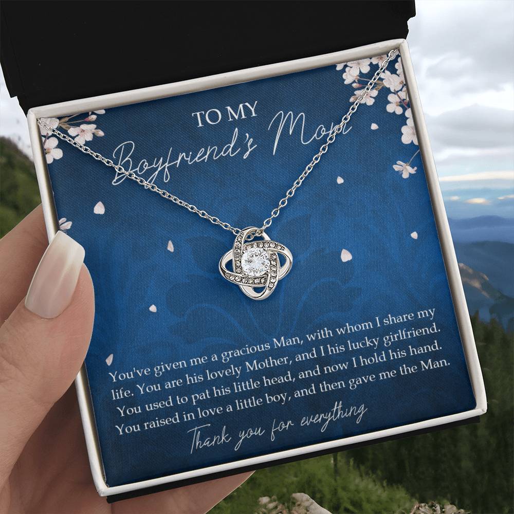 To my Boyfriend's Mom - Thank you for everything Necklace