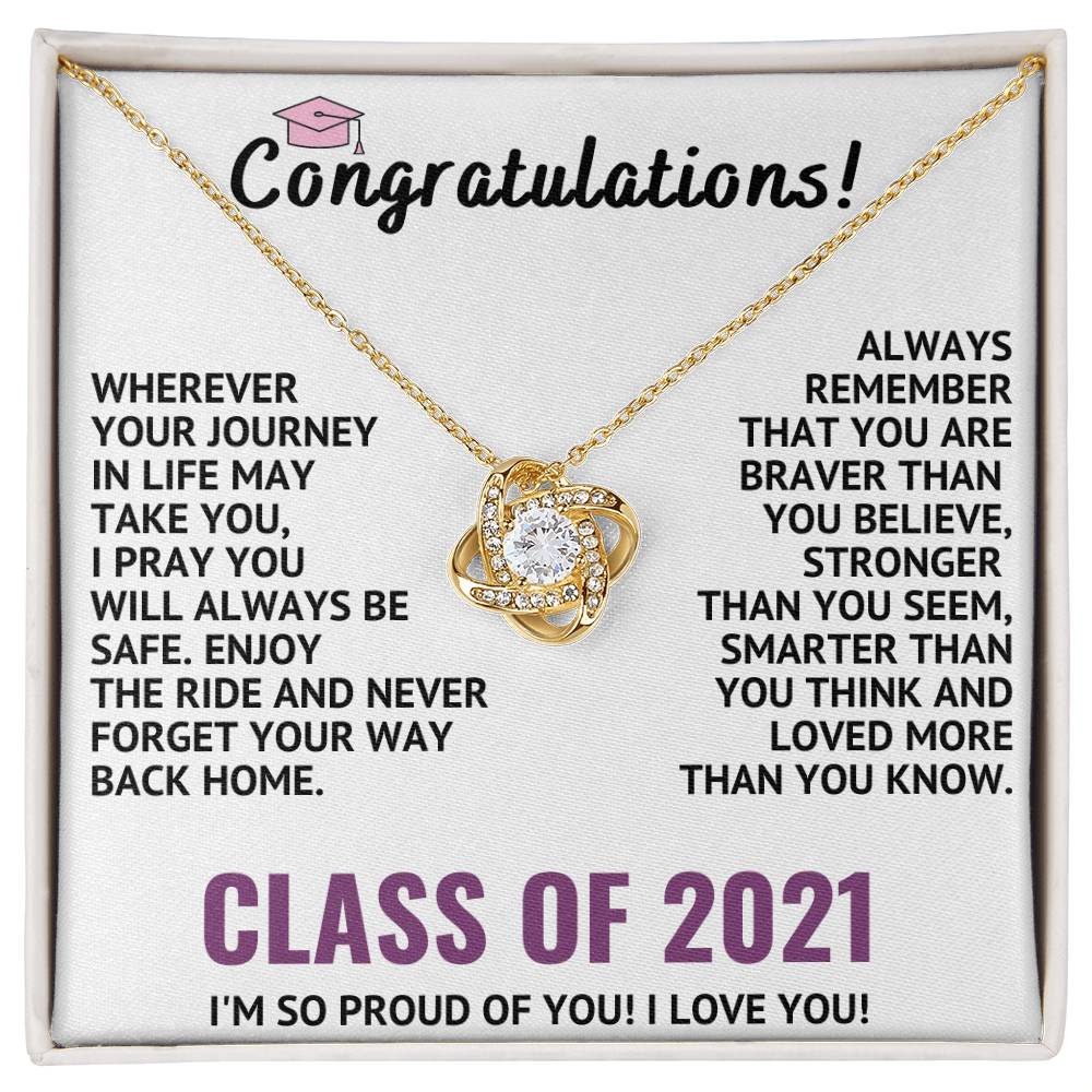 (Almost Gone) Class of 2021 Graduation Necklace