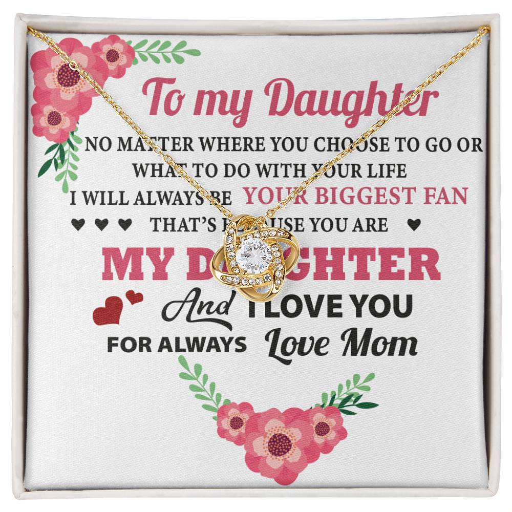 To My Daughter I Love You – Wherever life takes you, I’ll be there - Christmas Gift
