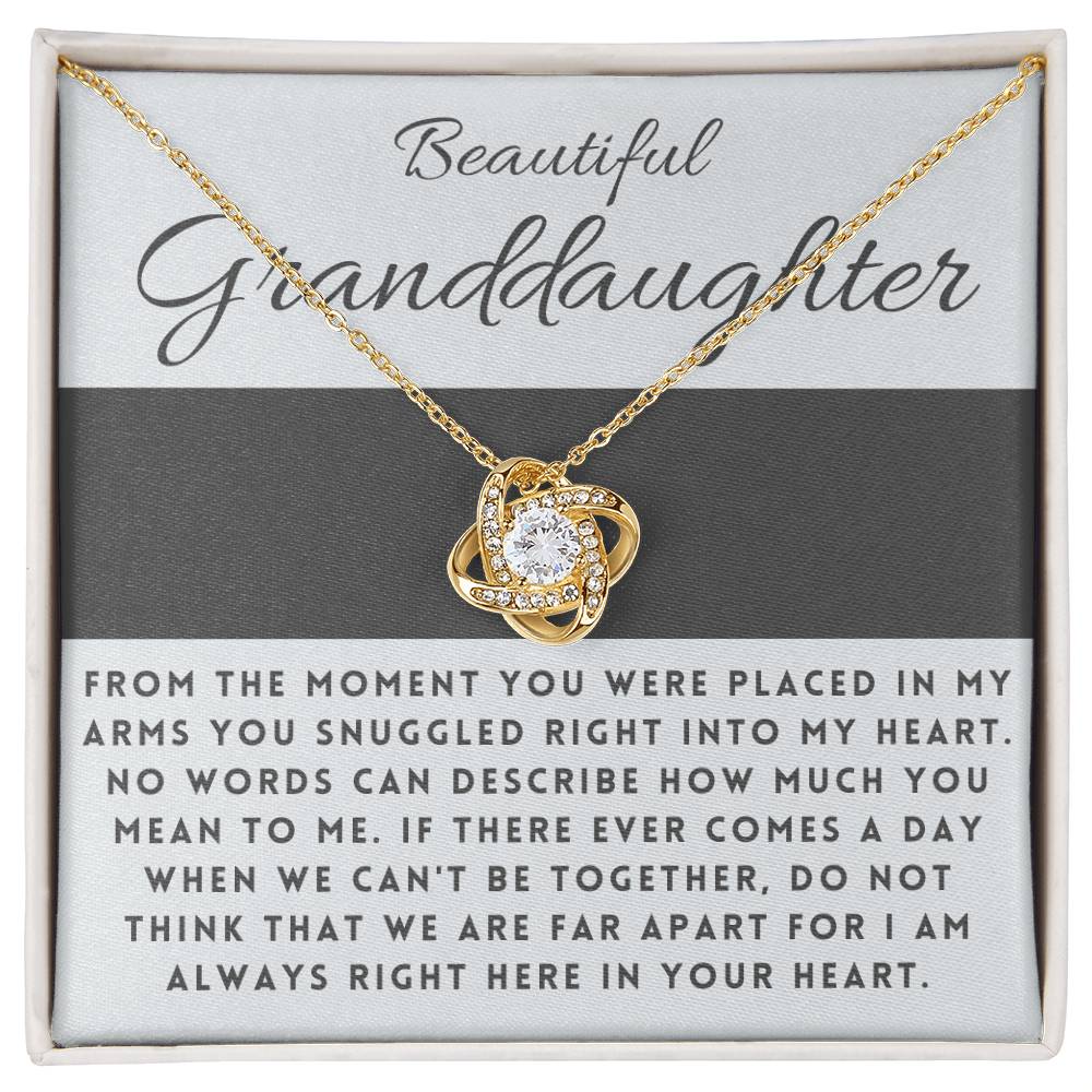 (Almost Gone) Cute Granddaughter Necklace - Gift from Grandma with Love