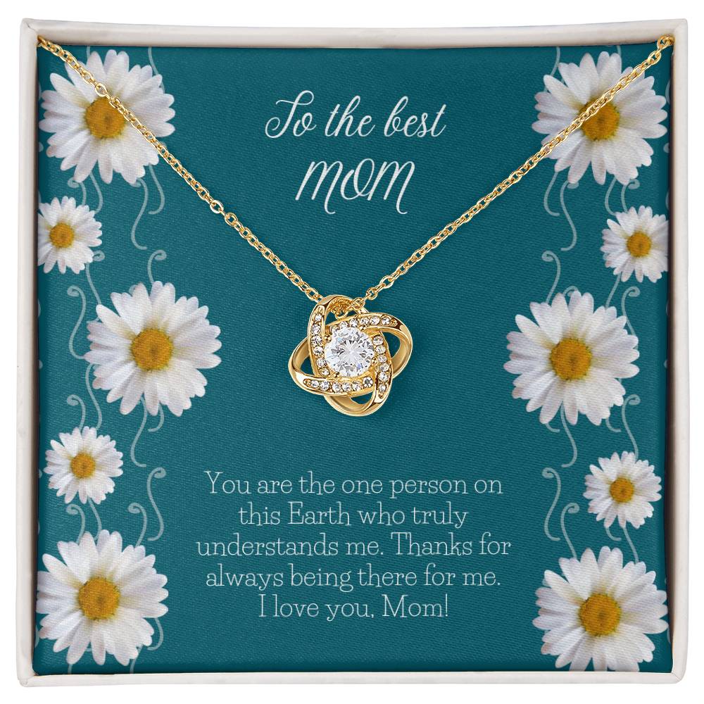 "Daisies" Love Knot Necklace for Mothers' Day - Gift For Mother A Special Thing