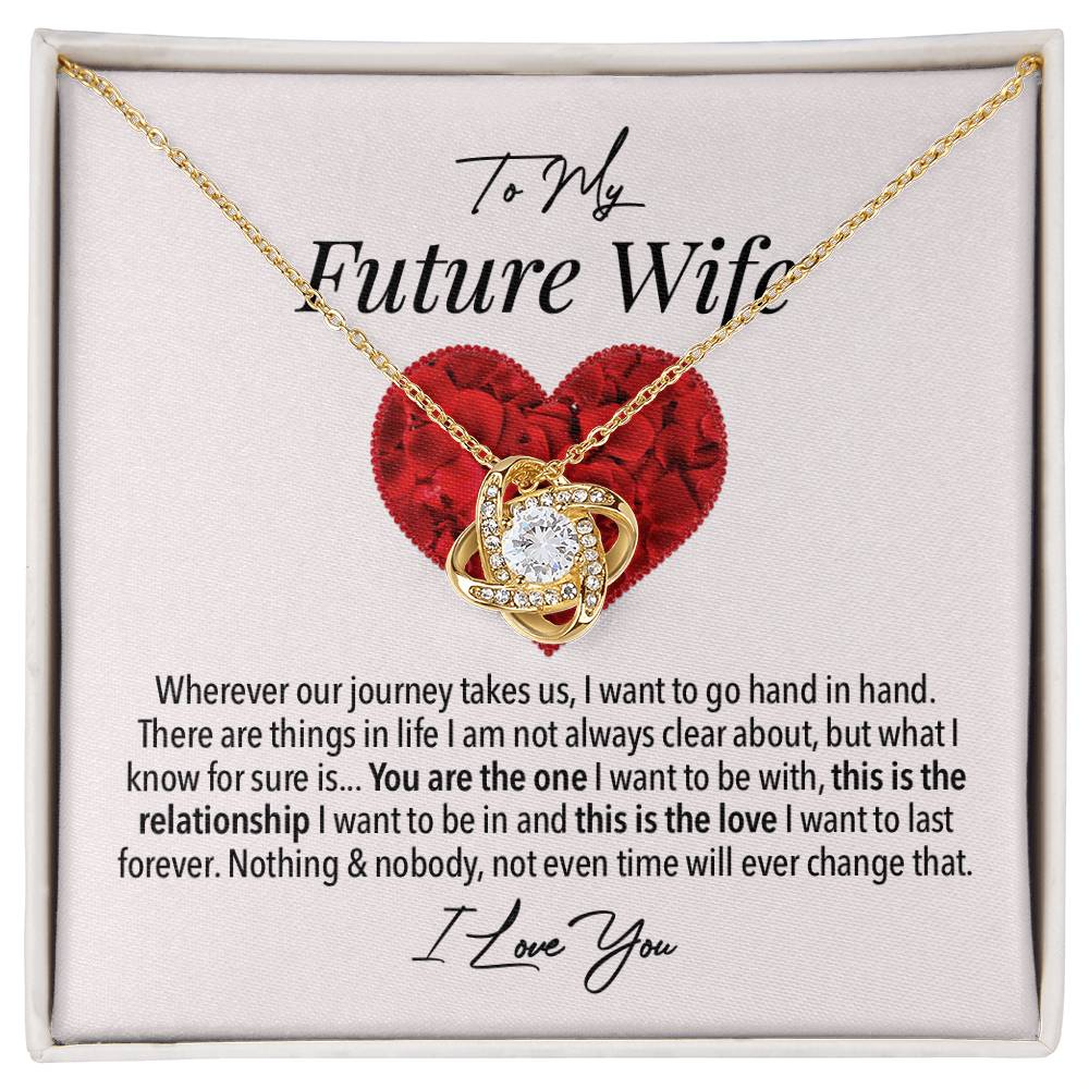 Future Wife Forever Love Necklace - You Made Me Perfect on Valentine’s Day