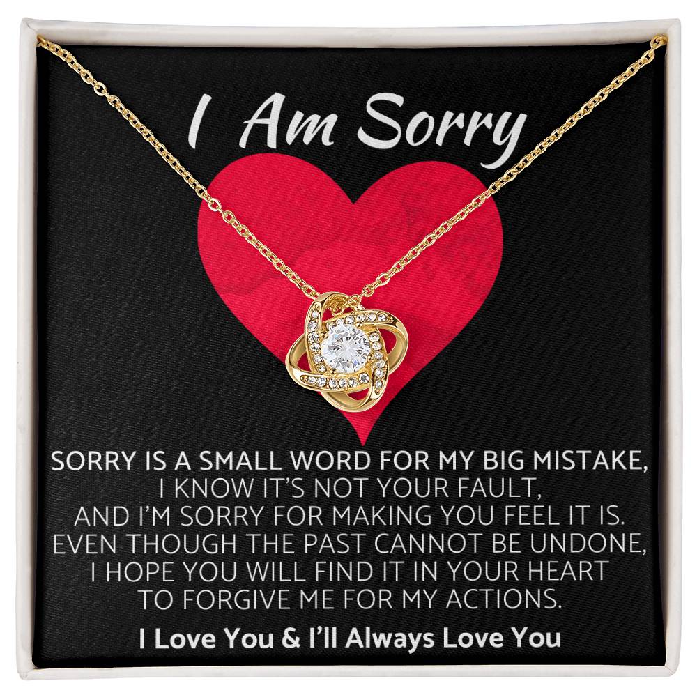 (Premium) Love Knot Necklace | I Am Sorry Gift for Your Love! ❤️