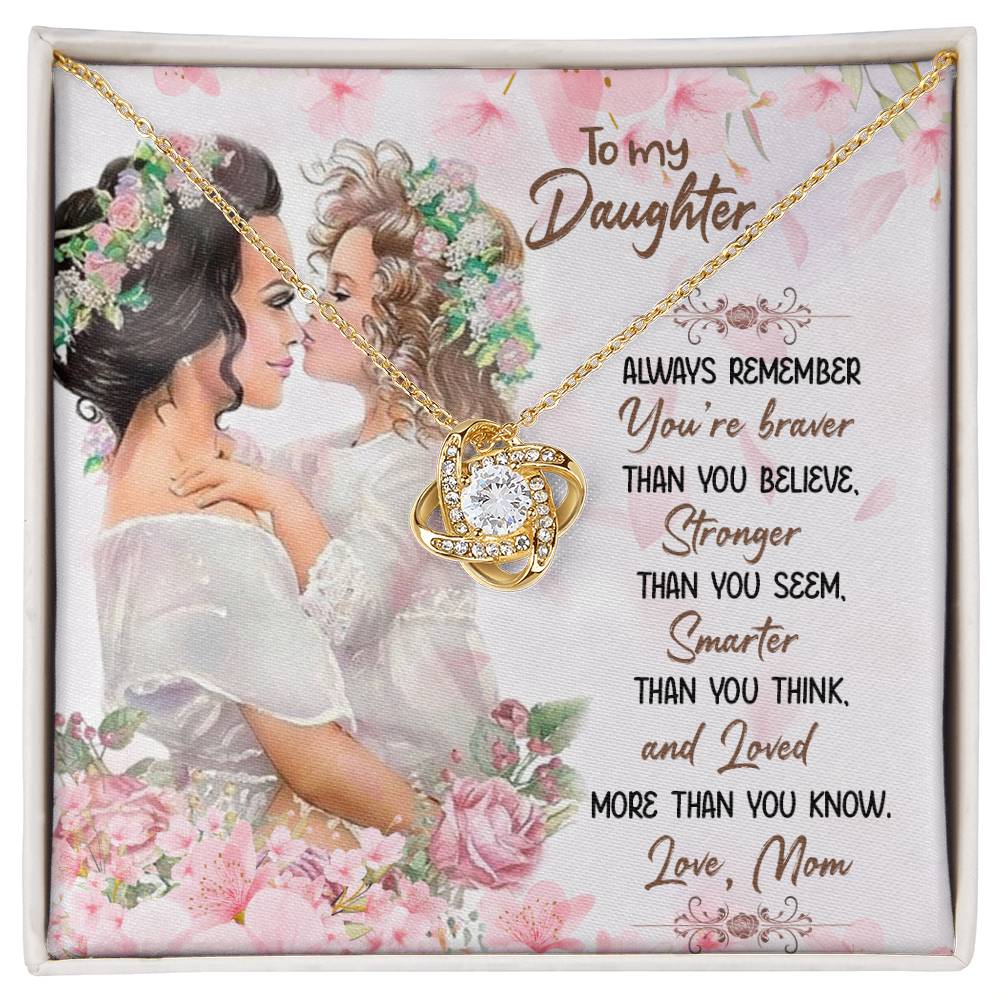 To My Daughter Necklace – Forever my pride and joy - Christmas