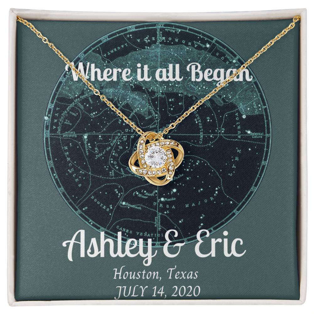 Stars Anniversary Gift – Our journey started here and will last forever - Wedding Day