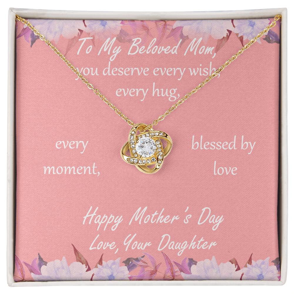 "Every Moment" - Personalised Mother's Day Bangle -  To Beloved My Mom
