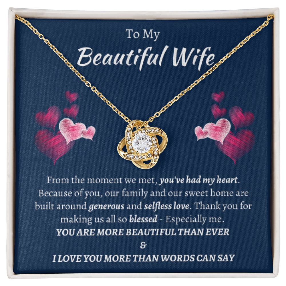 Etsy Test 01 - To My Beautiful Wife – Forever Grateful for Our Family on Mother’s Day