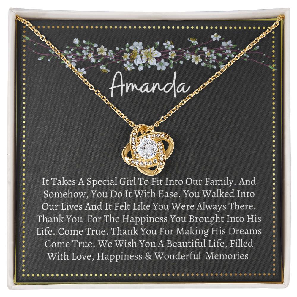 Gift for Son's Girlfriend - Wishing you a beautiful life filled with love, happiness, and wonderful memories on Wedding Day