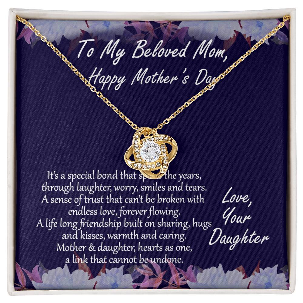 "A Special Bond" - Mother's Day Necklace -  To Mother’s Day, Women’s Day, Engagement