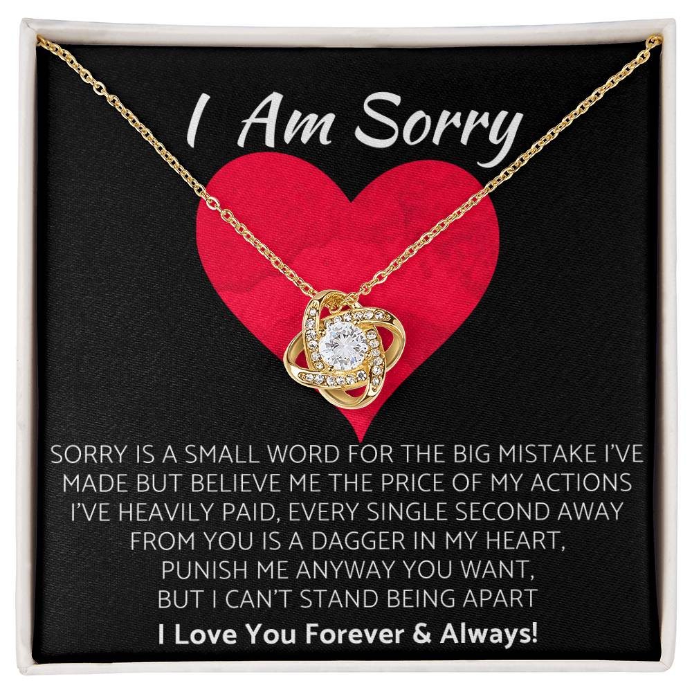 (Premium) Love Knot Necklace | I Am Sorry Gift for Your Love! ❤️