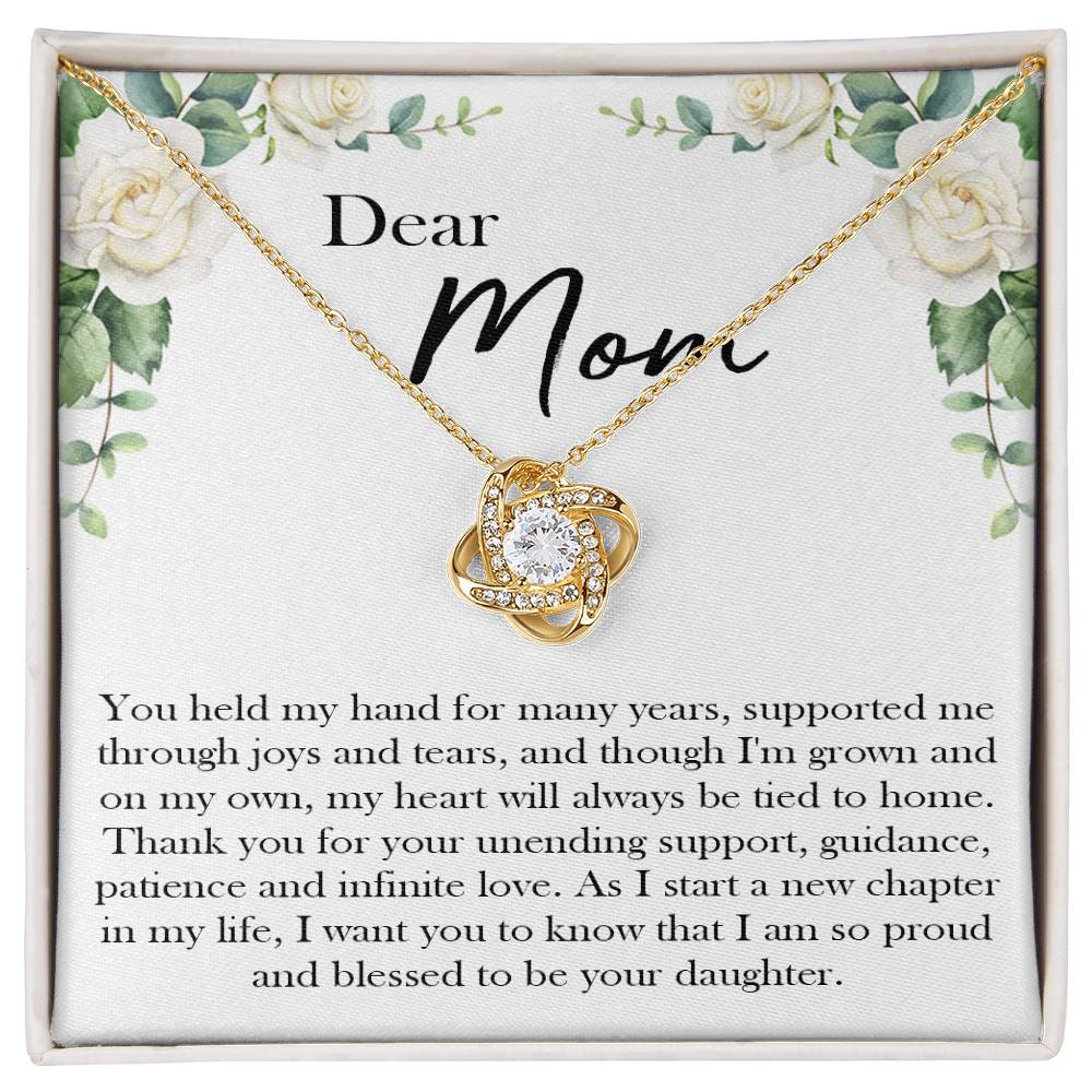 Mother of the Bride Gift From Daughter, to My Mom Necklace, Mother Daughter Necklace, Mom Birthday Gift