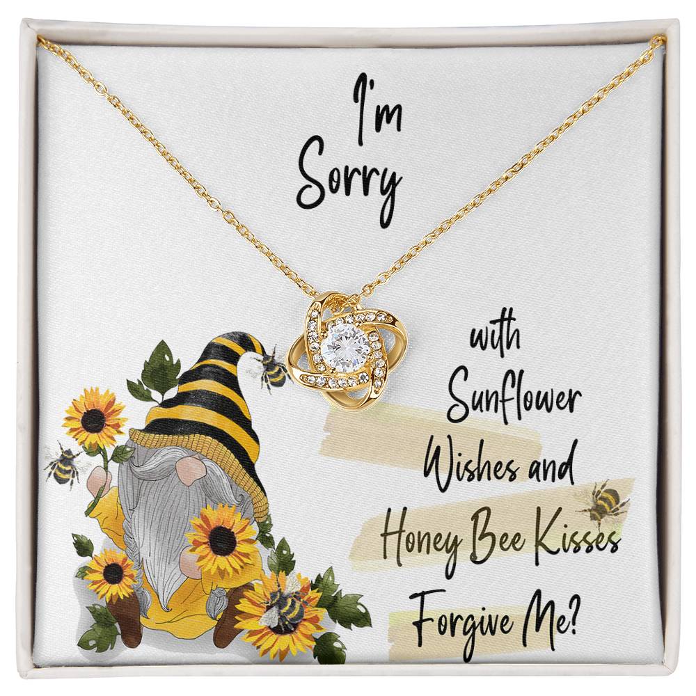 Forgive Me Gift, I'm Sorry Love Knot Necklace