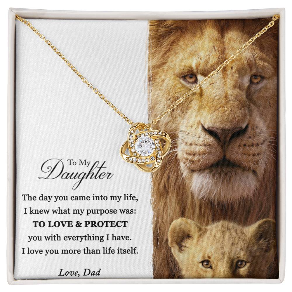 Necklace to Daughter – I love you more than life itself - Graduation Day