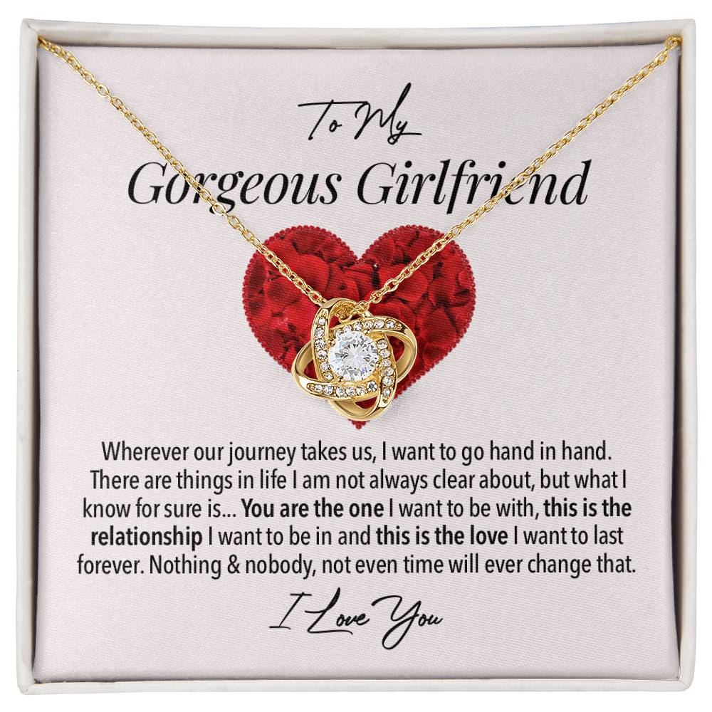 Girlfriend Forever Love Necklace - My Forever Valentine on Valentine’s Day