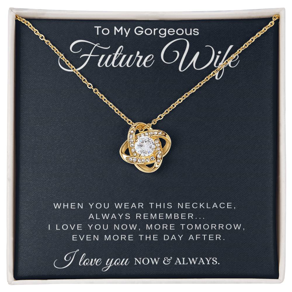 (Almost Gone!) Now & Always - Future Wife Heart Necklace - A Promise of Forever Love – Engagement Gift