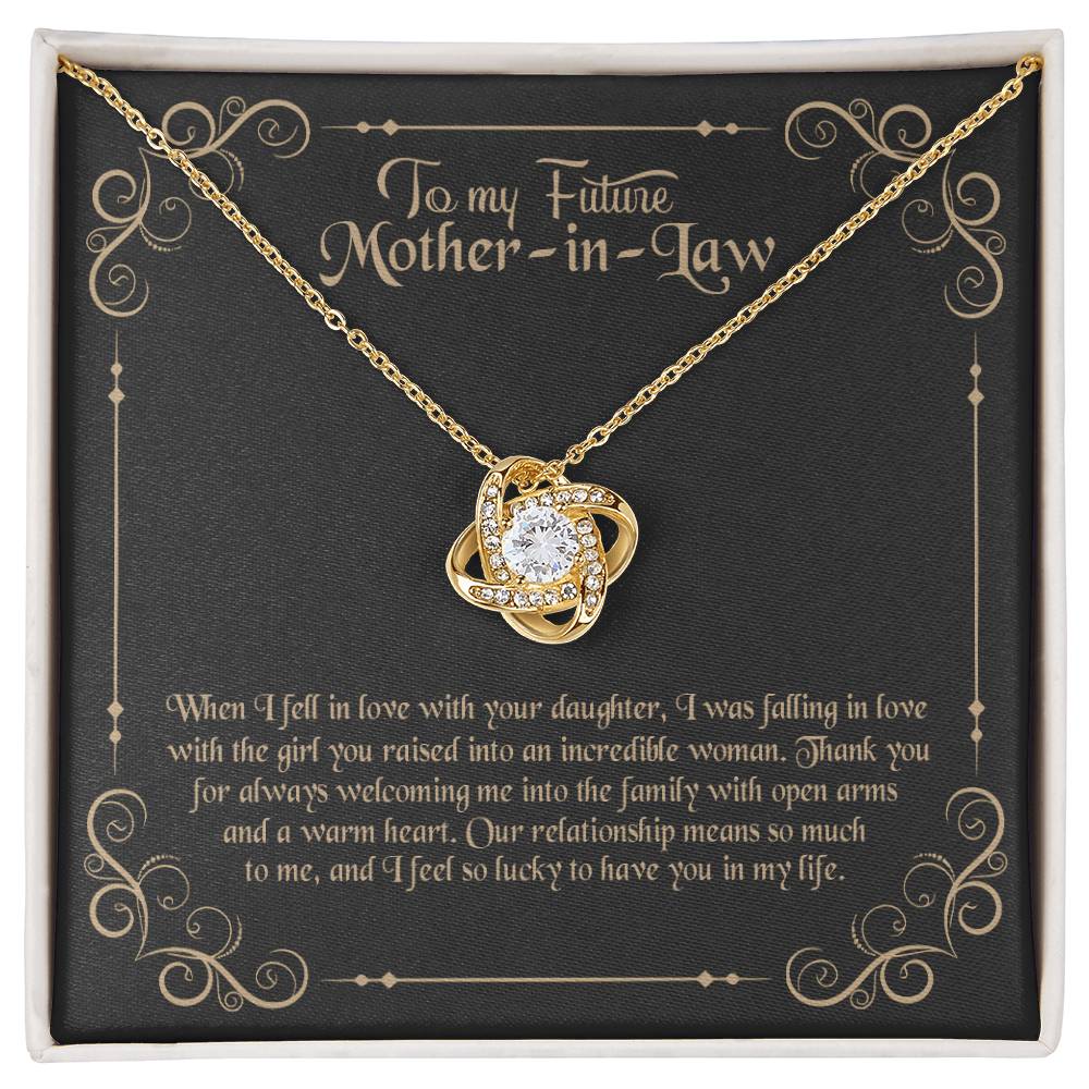 To my future Mother-in-law - Gift from Son - Thank You for Being Family on Thanksgiving