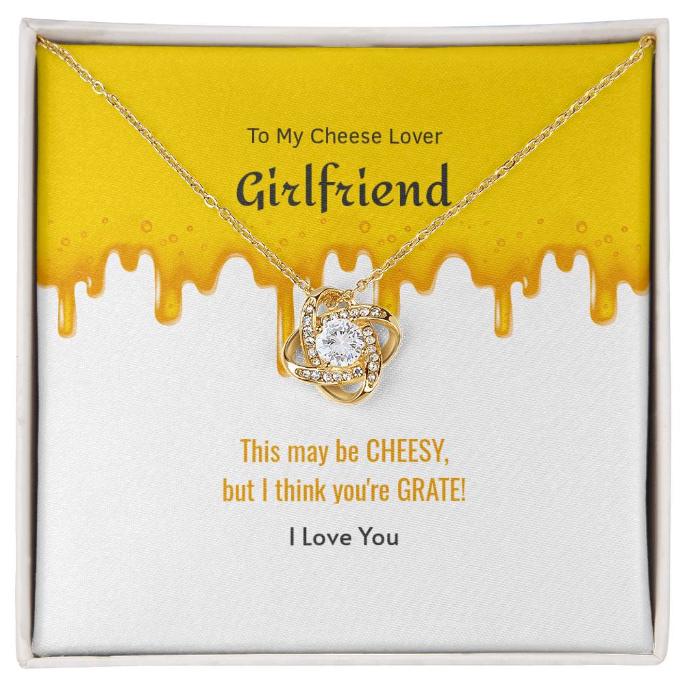 Necklace Gift for Cheese Lover Girlfriend, Cheesy Gift, Cheesy Card, Cheese Hamper, Cheese Lover Gift, Birthday Gift, for Girlfriend