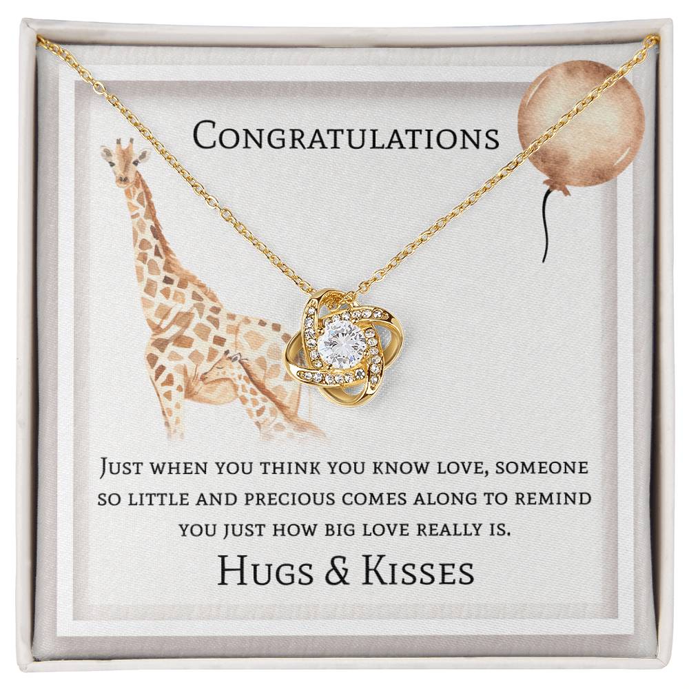 Baby Shower Gift Fro Expecting Mom...love Knot Just When You Know