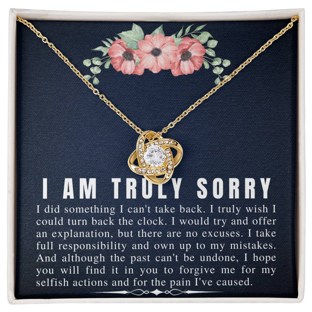 I'm Sorry Gift Apology Gift Necklace for Her, Please Forgive Me Gift Wife, Girlfriend, Friend, Forgiveness, Forgive Necklace