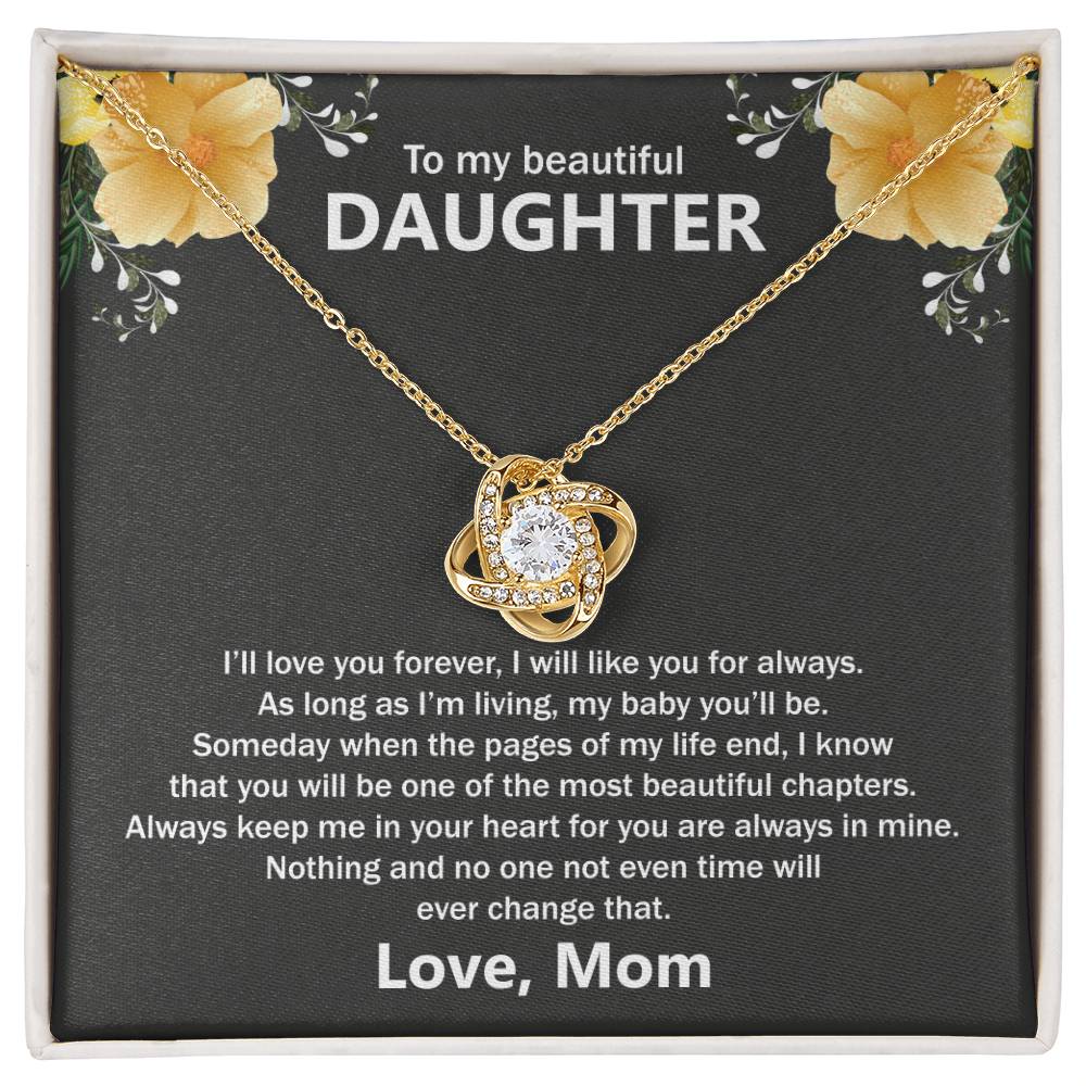 [Almost Gone] Love Knot Necklace - to Beautiful Daughter💖