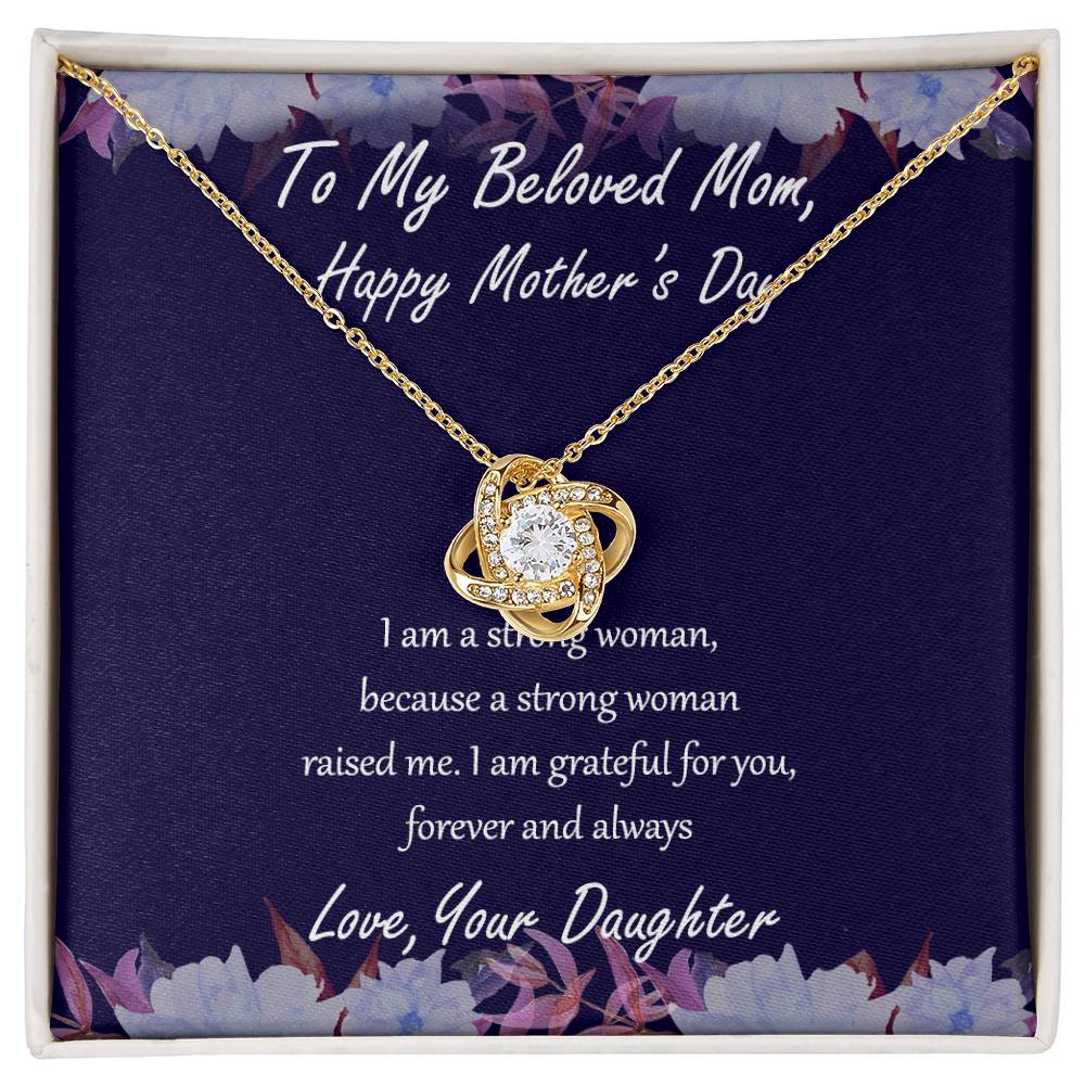 "Strong, Forever and Always" - Mother's Day Necklace - To My Strong Mom – Happy Mother’s Day