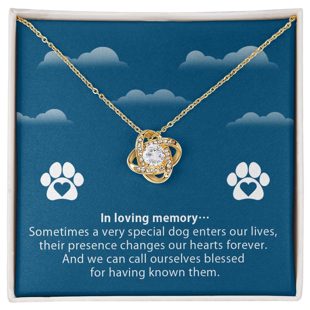 Necklace to Pet’s Memory – Blessed to have known you - Remembrance Day