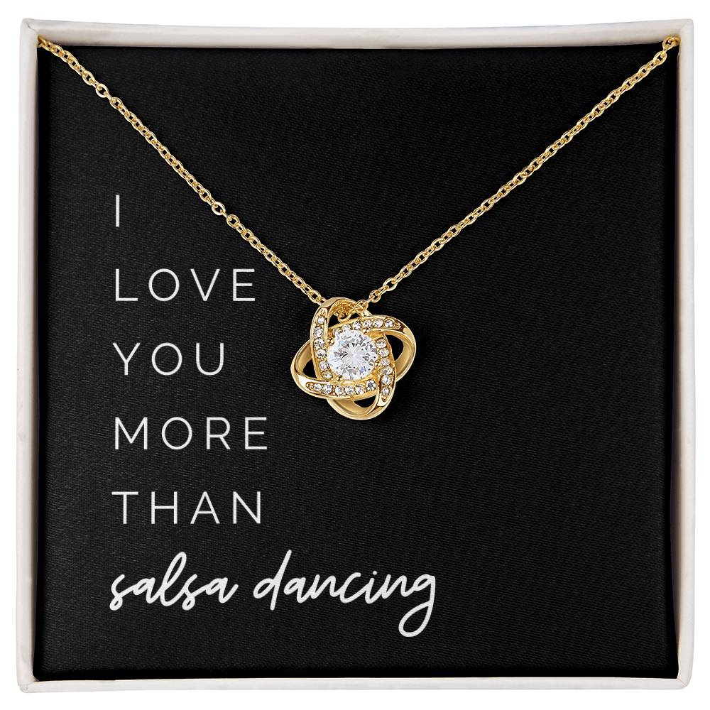 More Than Salsa Dancing Knot Necklace