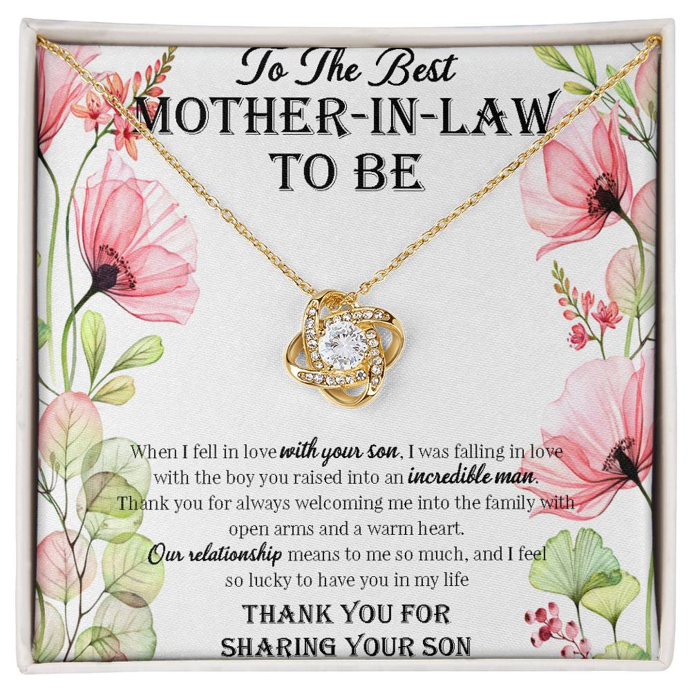 Mother in Law to Be Gift, Mother in Law to Be Necklace, Mother in Law Gift From Daughter in Law, to the Best Mother-In-Law Necklace Gift, Personalized Mother in Law Necklace Gift