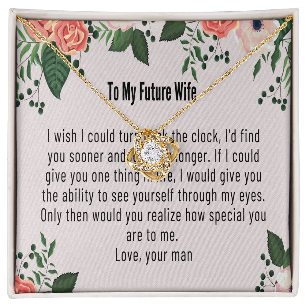 To My Future Wife Love You To The Moon Necklace, Future Wife Gift, Engagement Gift For Her, Future Wife Gift, Romantic Jewelry Gift