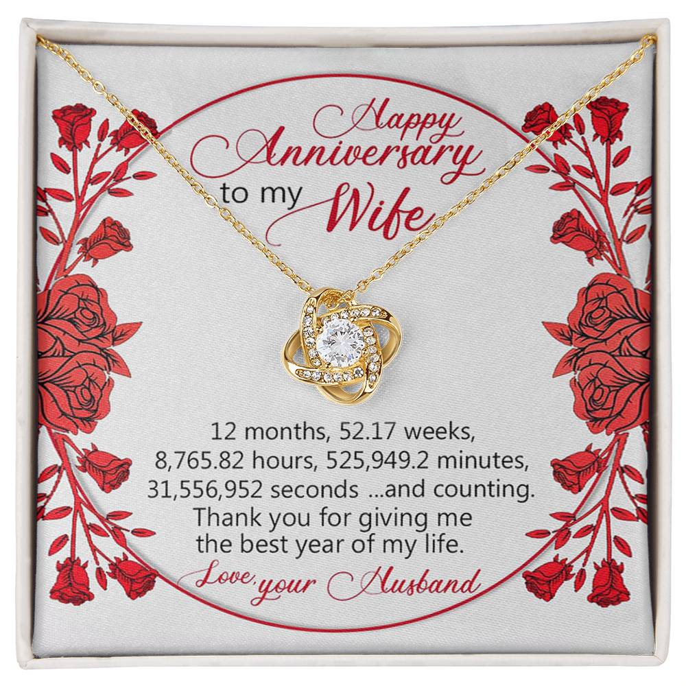 Thanks you for giving me the best year of my life - Happy Aniversary