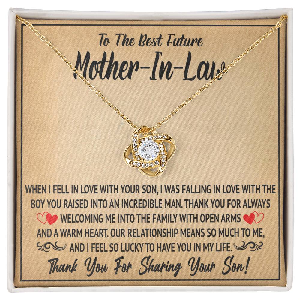 (Almost Gone) Best Future Mother in Law - Necklace - Thank You for Raising the Man of My Dreams