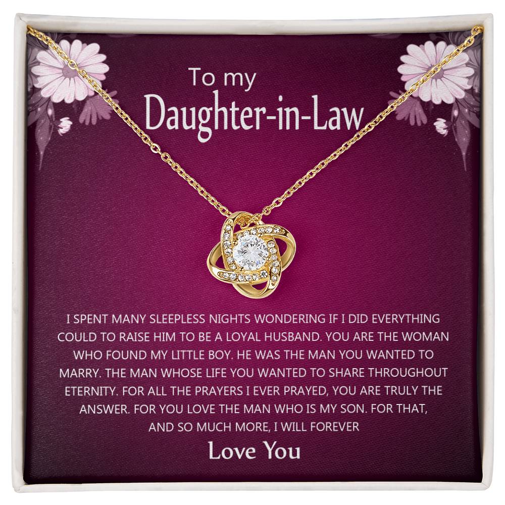 Best Gift for Daughter-In-Law – You are the answer to all my prayers - Family Gift