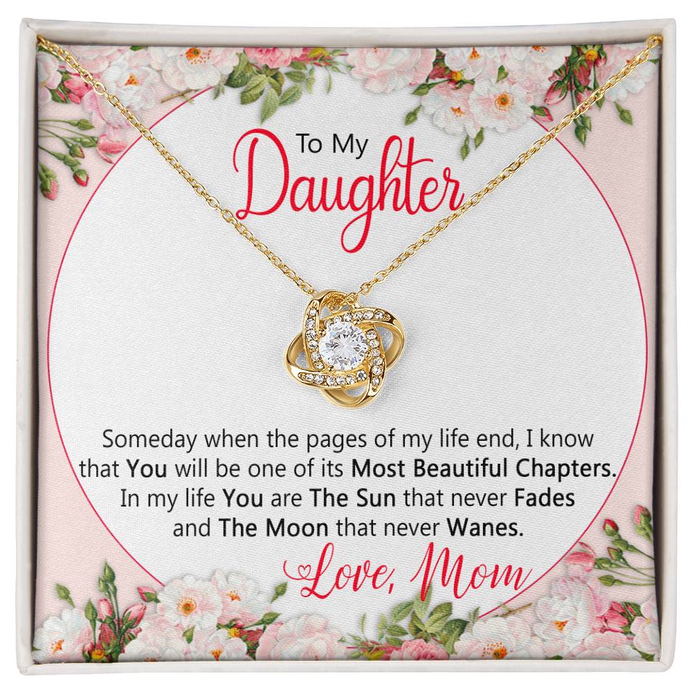 Emotional Gift for Daughter  – You are the sun that never fades and the moon that never wanes - Birthday