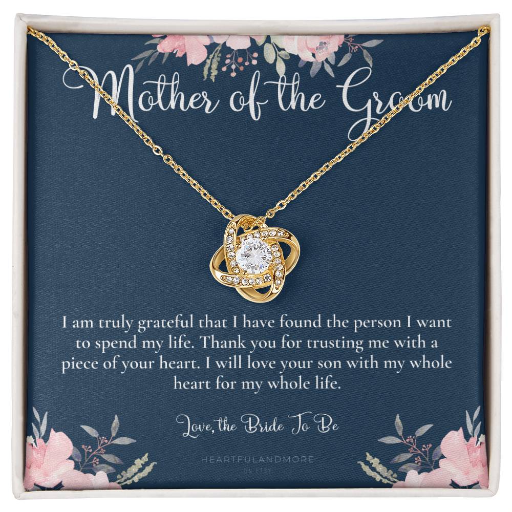 Mother of the Groom Gift Necklace, Wedding Gift, Bridal Party, Rehearsal Dinner, Man of My Dreams, Parent of Groom, Mother in Law Gift