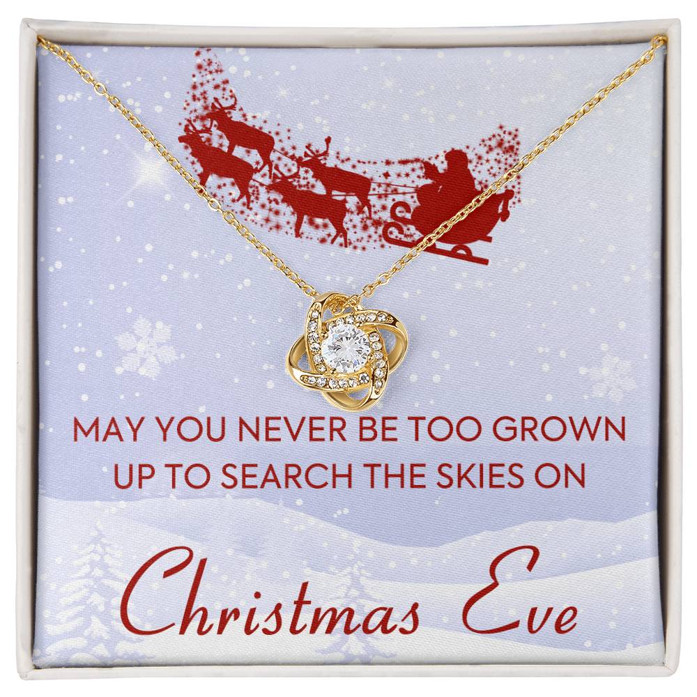 Christmas Eve - Love Knot Necklace