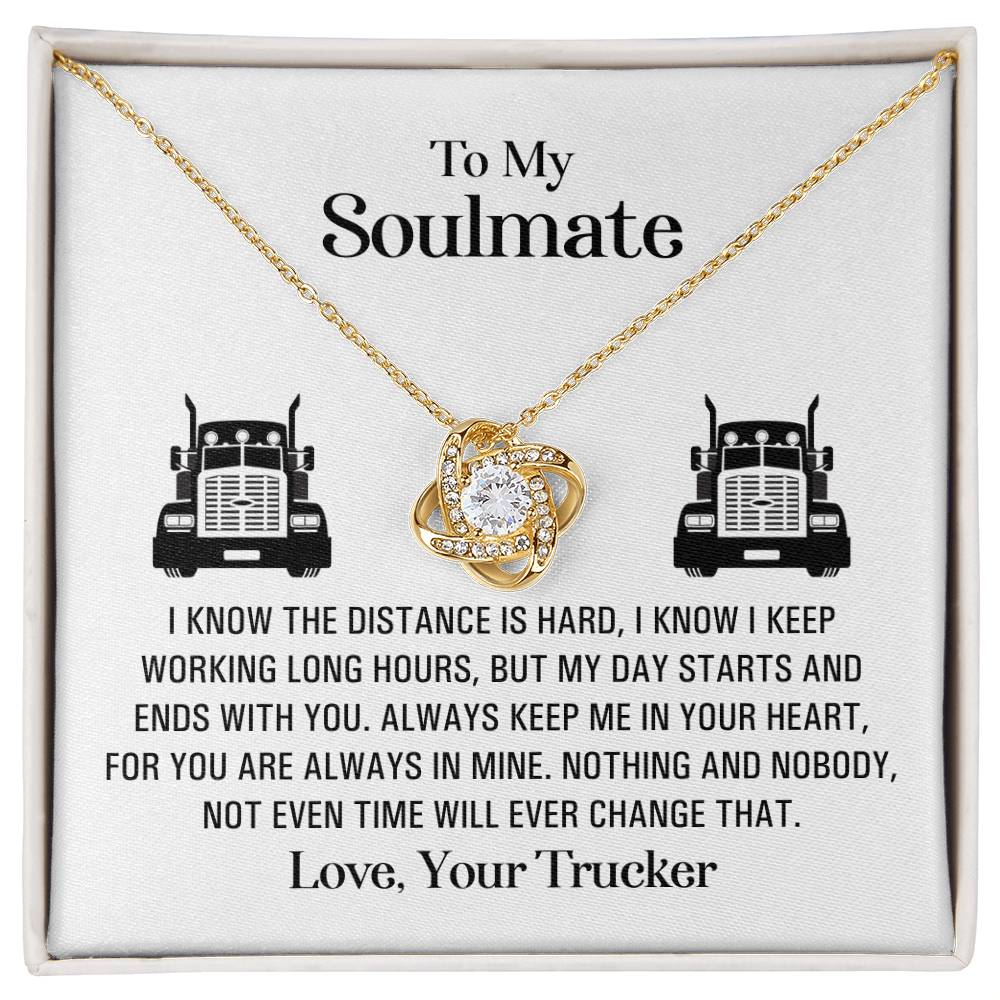 (Almost Gone!) Soulmate Necklace - You Are Always In Mine