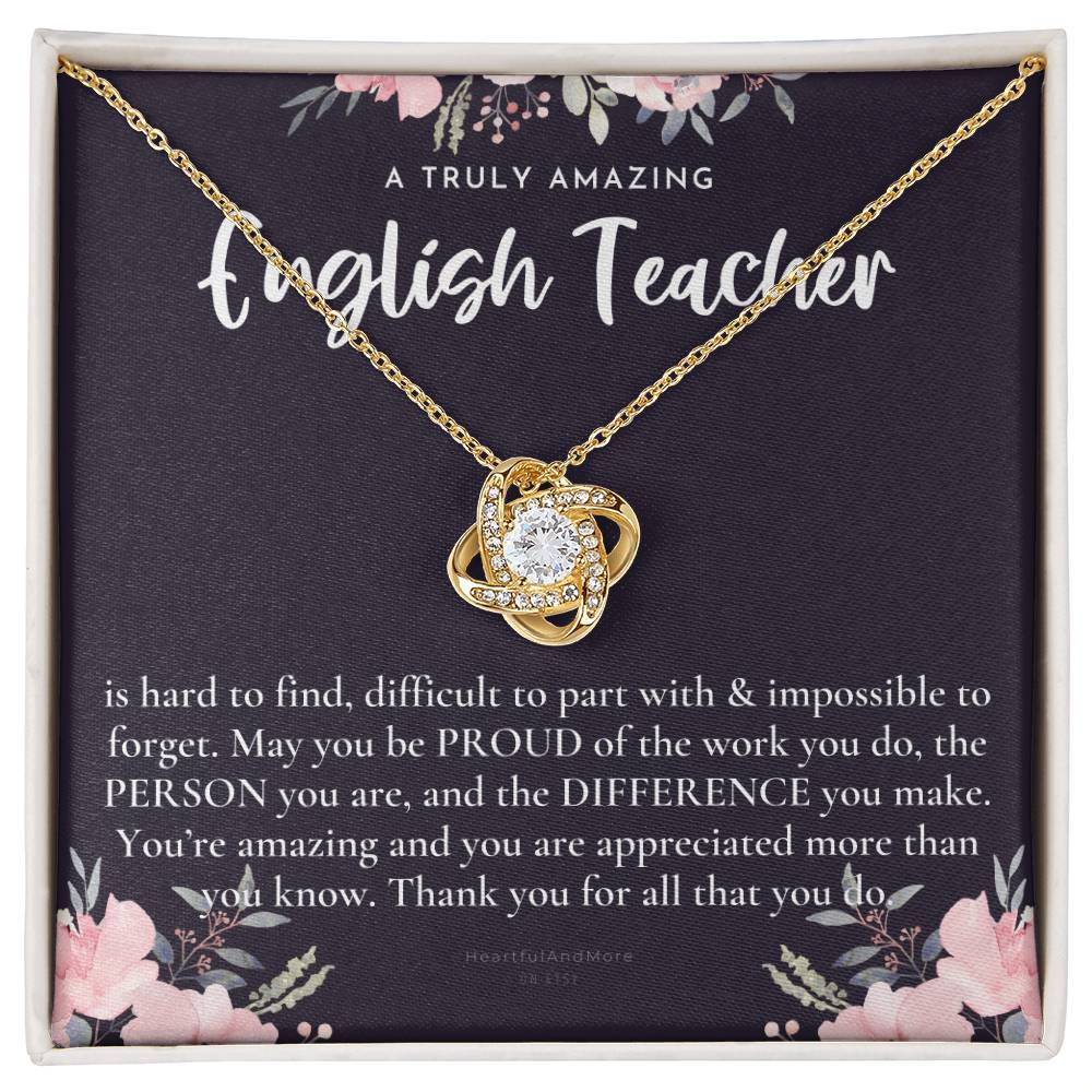 Gift For English Teacher, English Teacher Appreciation Gift, A Truly Amazing English Teacher Gift