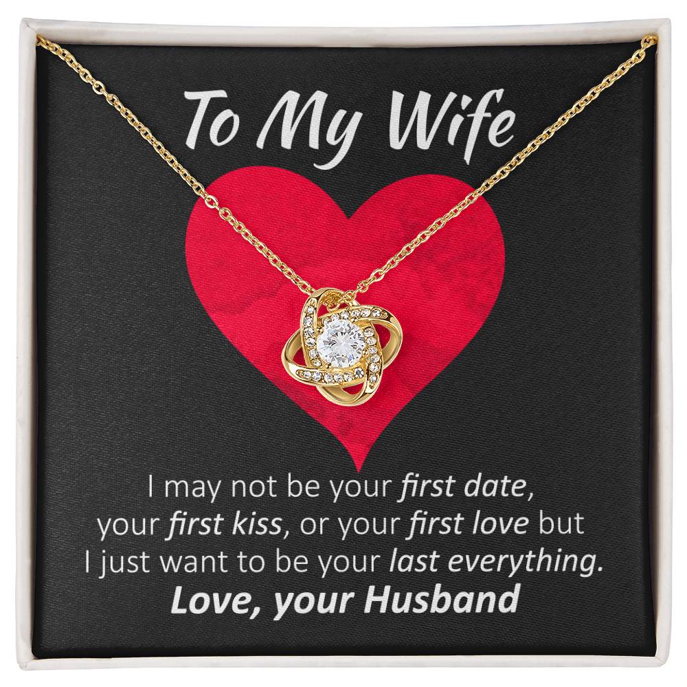 (Premium) Love Knot Necklace | Personalized Gift for Your Loving Wife! ❤️