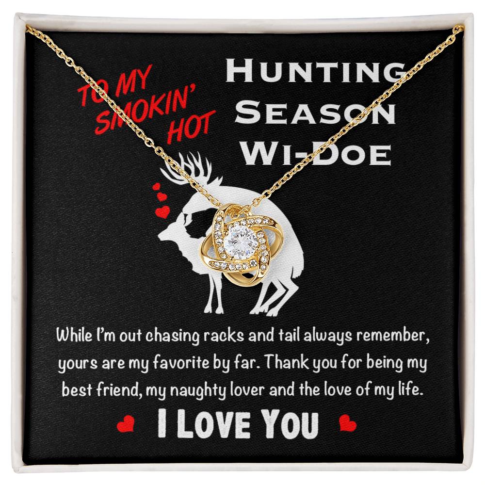 Smokin' Hot Hunting Season Wi-Doe Forever Love Necklace