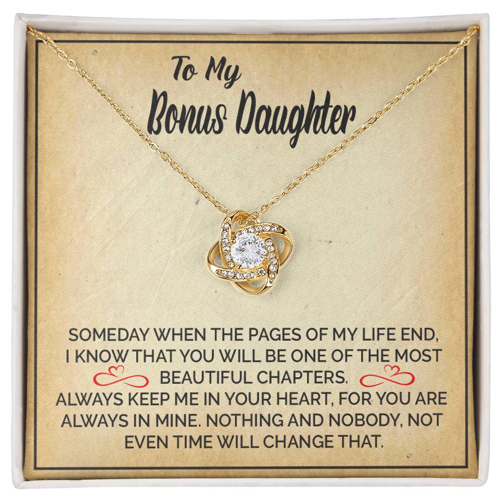(Almost Gone) Bonus Daughter - Beautiful Chapters -Empowering Necklace with Meaningful Message