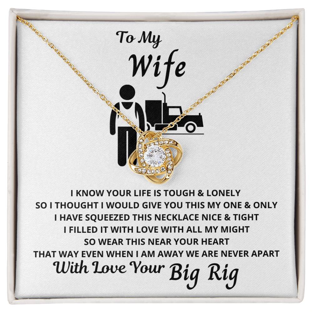 To My Wife From Your Big Rig -Even Miles Apart, My Heart is With You on Christmas