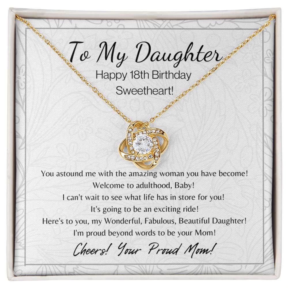 To My Daughter  – Welcome to adulthood on your 18th Birthday