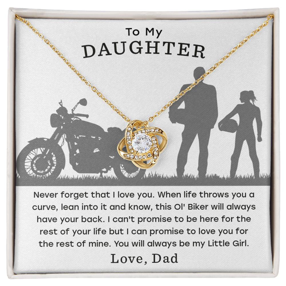 (Almost Gone - Limited Stock) to My Daughter - Love, Dad - Necklace - With Love on Your Birthday
