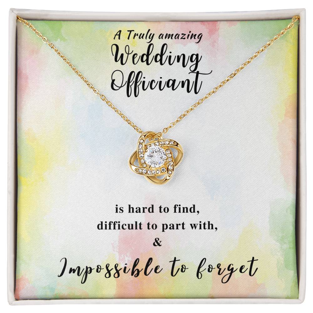 Wedding Officiant Gift | Gift for Wedding Officiant Necklace | a Truly Amazing Wedding Officiant Appreciation Gift