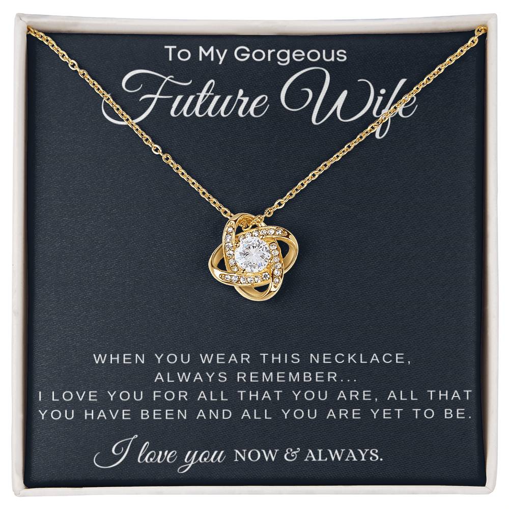 (Almost Gone!) for All That You Are - Future Wife Heart Necklace - Gift For Her