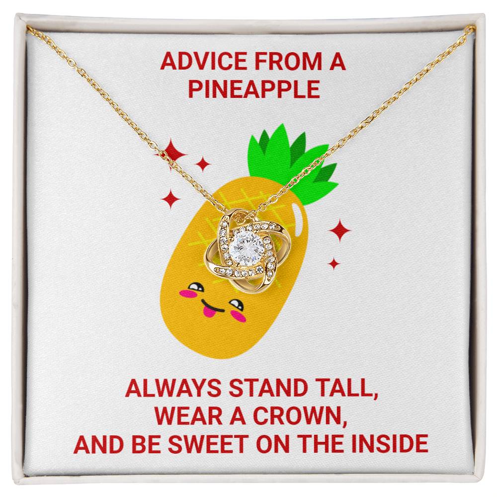 Advice From a Pineapple Sparkling Necklace