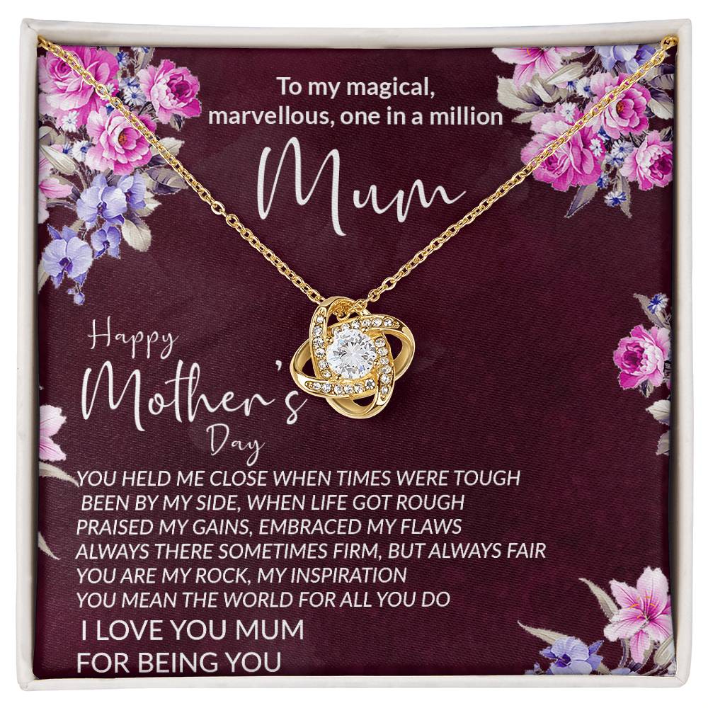 (Almost Gone) "Special Bond" Love Knot Necklace - Birthday or Mother’s Day Jewelry Gift